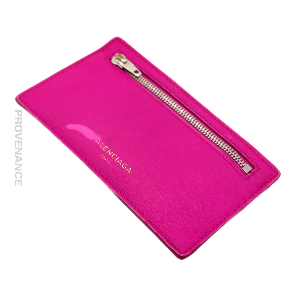 🔴 Balenciaga Zip Card Wallet - Pink - Picture 4 of 6